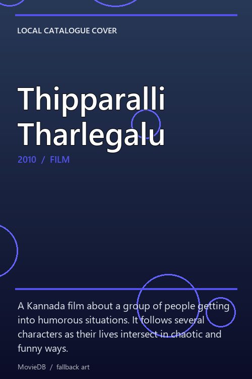 Thipparalli Tharlegalu poster