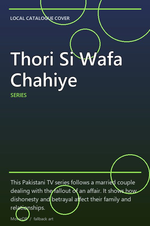 Thori Si Wafa Chahiye poster