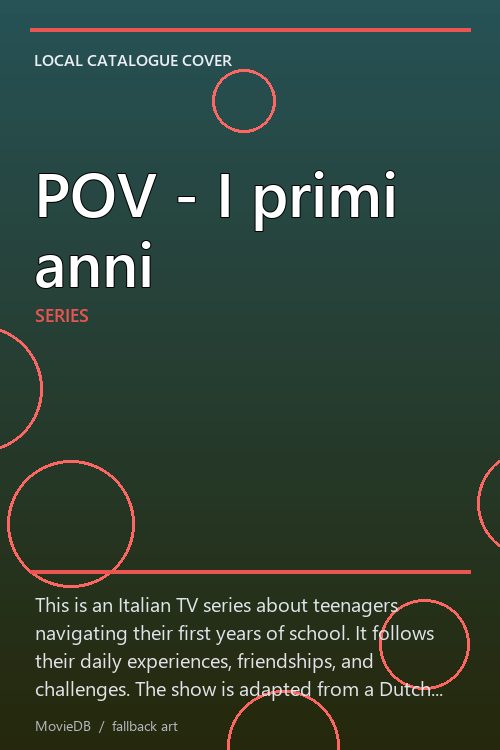 POV - I primi anni poster