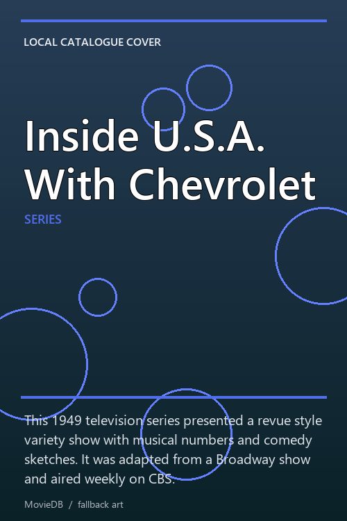 Inside U.S.A. With Chevrolet poster