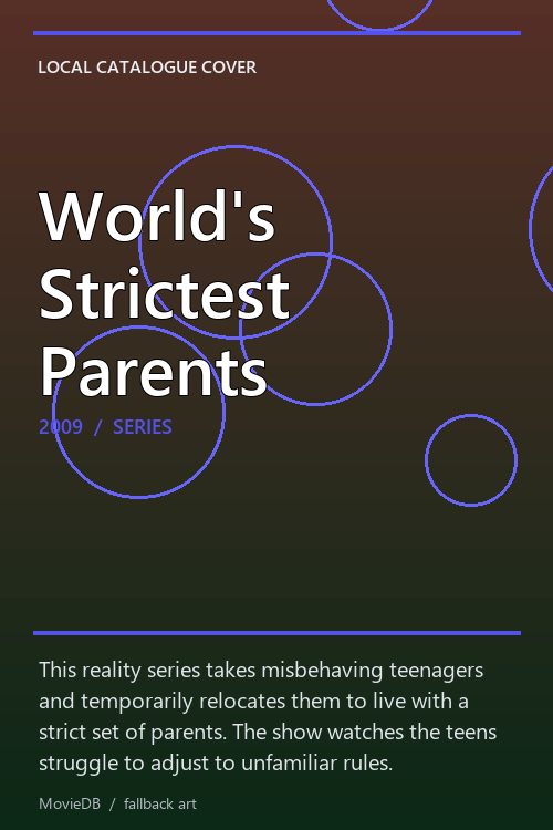 World's Strictest Parents poster