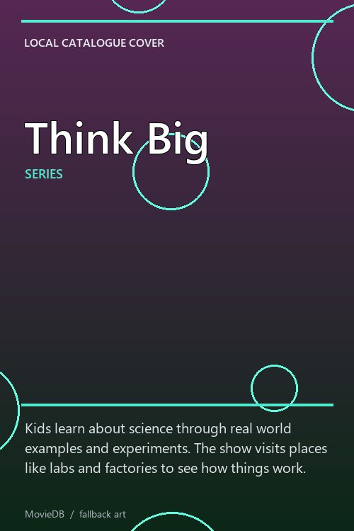Think Big poster