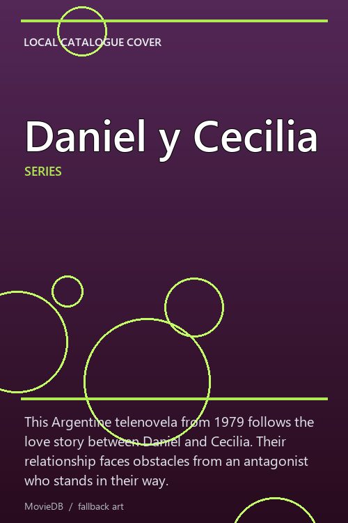 Daniel y Cecilia poster