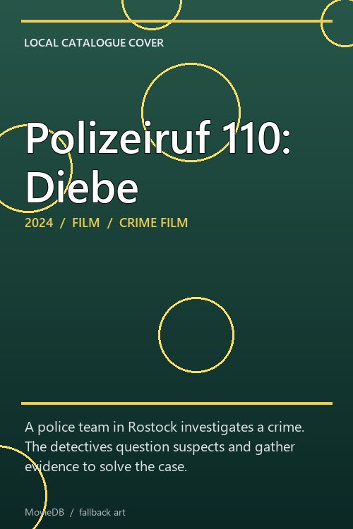 Polizeiruf 110: Diebe poster
