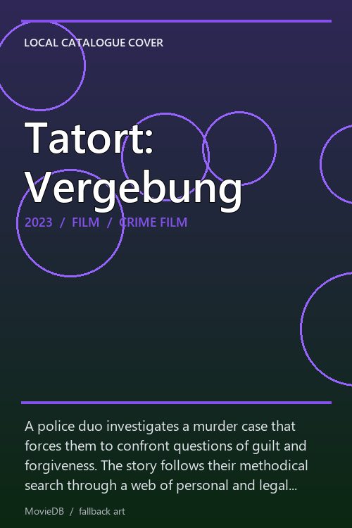 Tatort: Vergebung poster