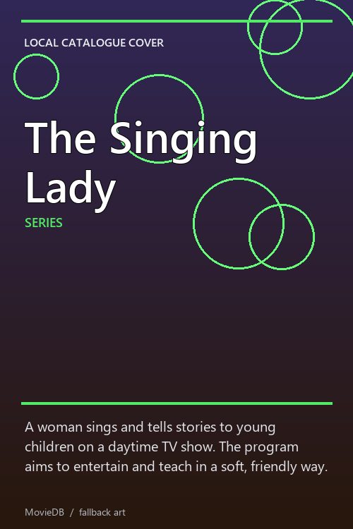 The Singing Lady poster