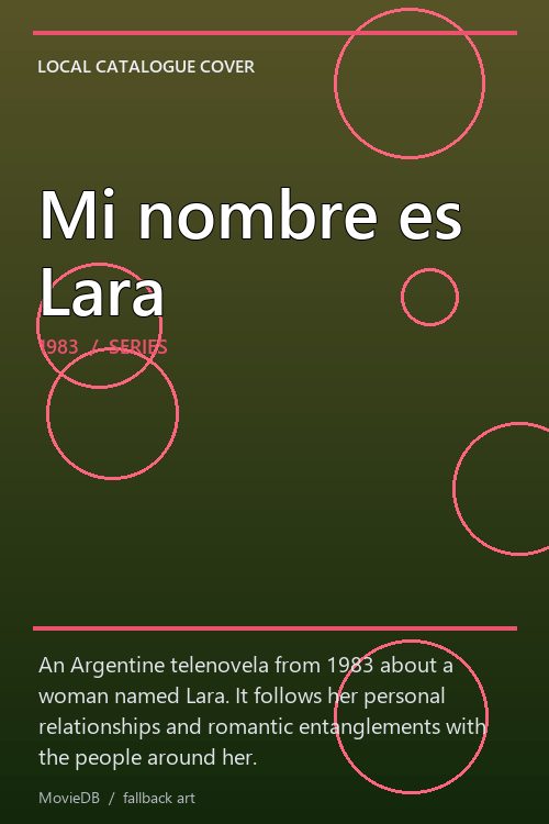 Mi nombre es Lara poster