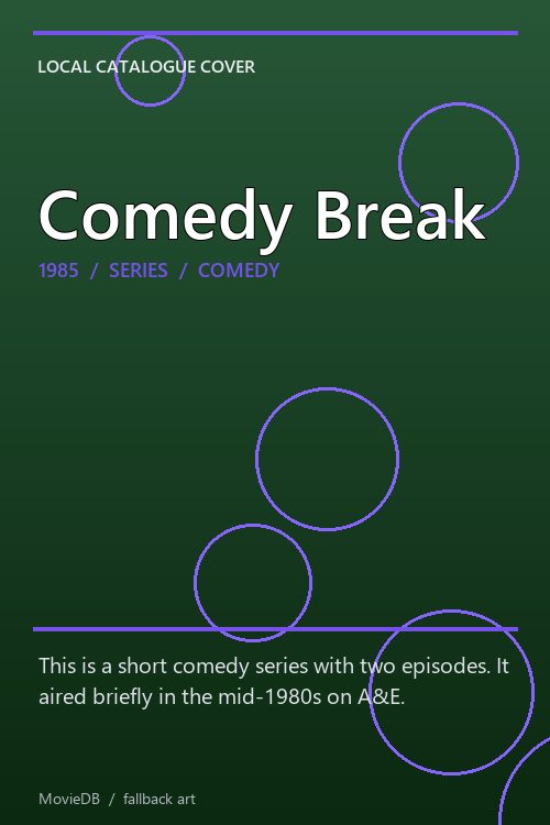 Comedy Break poster