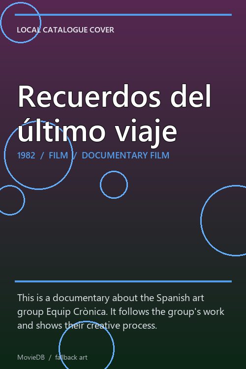 Recuerdos del último viaje poster