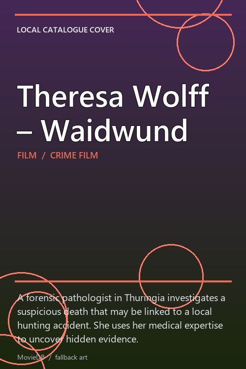 Theresa Wolff – Waidwund poster