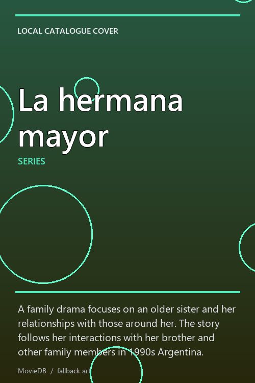 La hermana mayor poster