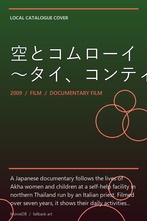 空とコムローイ 〜タイ、コンティップ村の子どもたち〜 poster