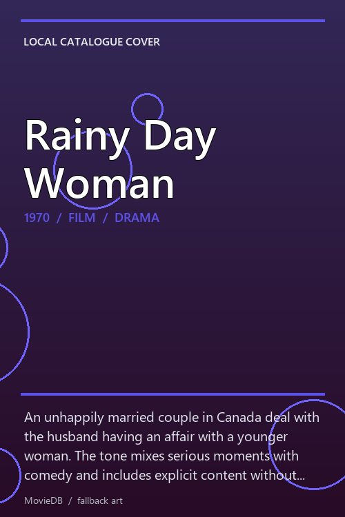 Rainy Day Woman poster