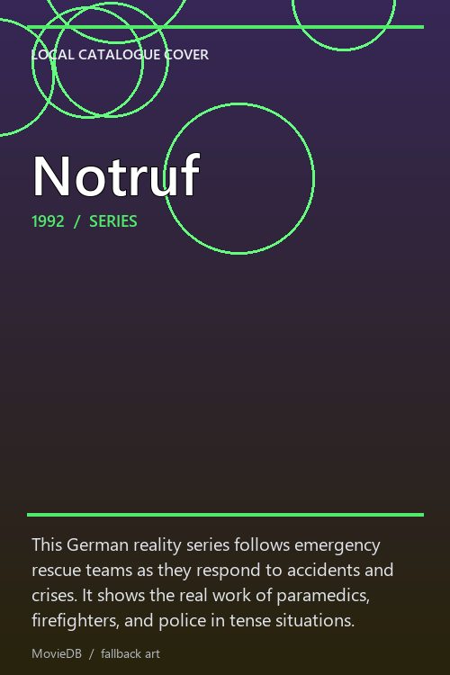 Notruf poster