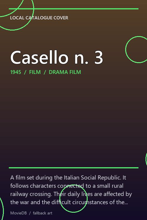 Casello n. 3 poster