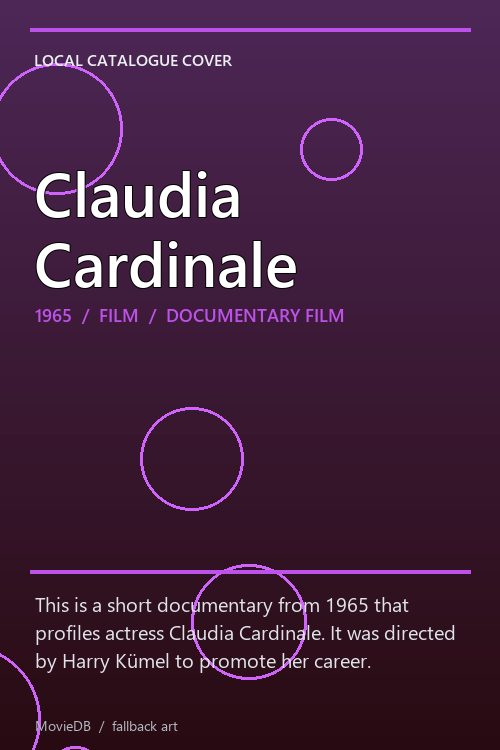 Claudia Cardinale poster