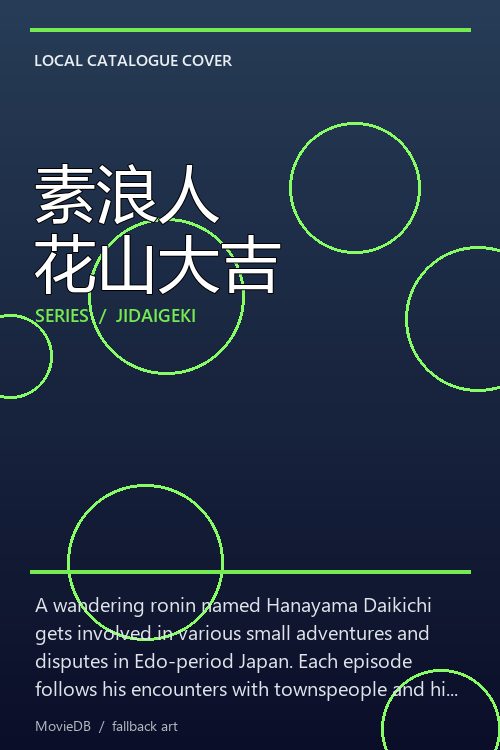 素浪人 花山大吉 poster