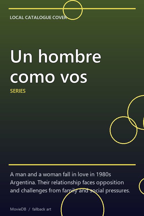 Un hombre como vos poster