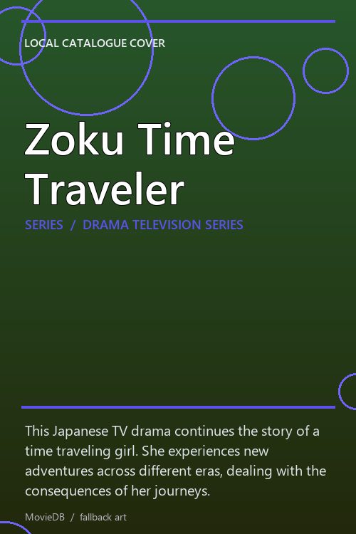 Zoku Time Traveler poster