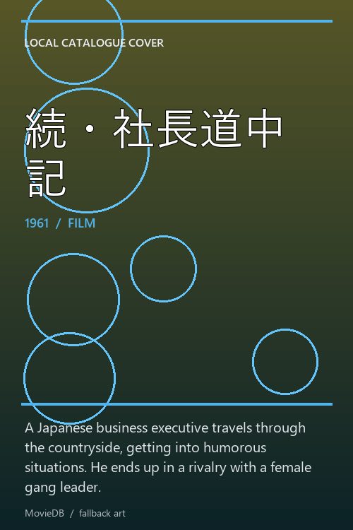 続・社長道中記 poster