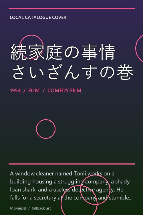 続家庭の事情 さいざんすの巻 poster