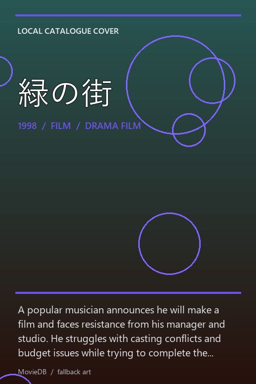緑の街 poster