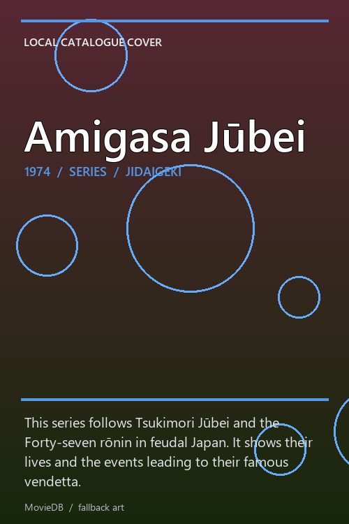 Amigasa Jūbei poster