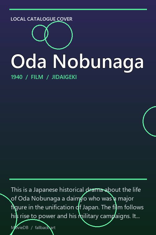 Oda Nobunaga poster