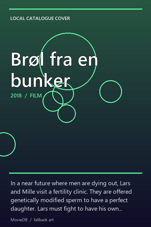 Brøl fra en bunker poster