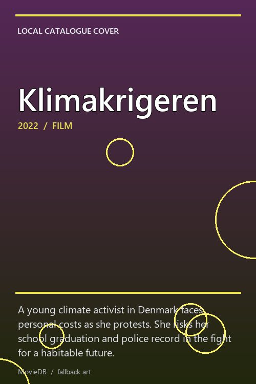 Klimakrigeren poster