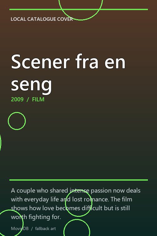Scener fra en seng poster