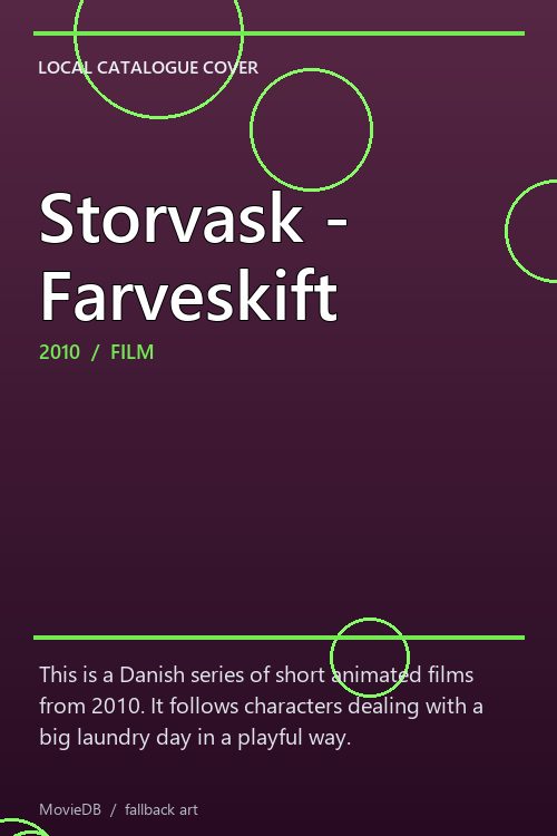 Storvask - Farveskift poster