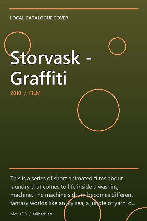 Storvask - Graffiti poster