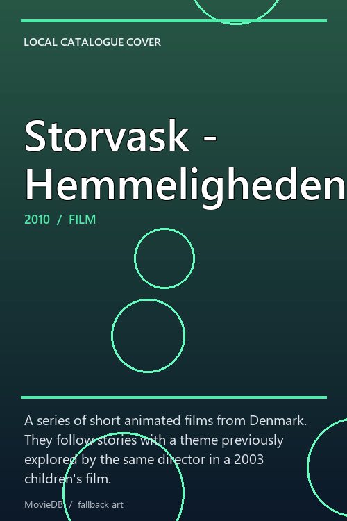 Storvask - Hemmeligheden poster