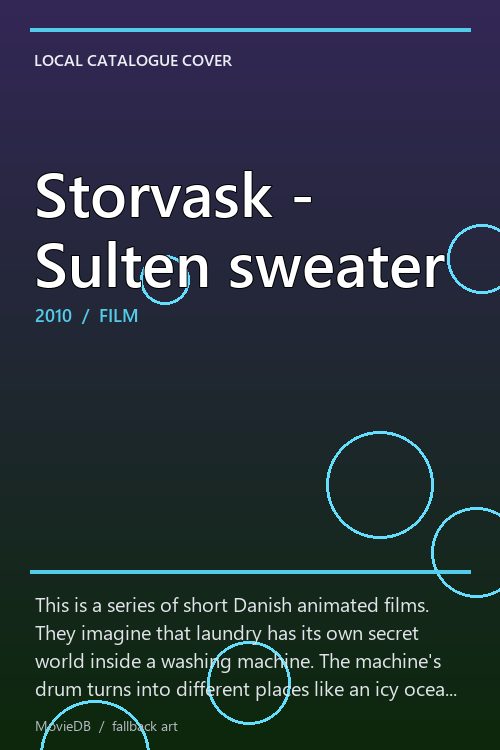 Storvask - Sulten sweater poster
