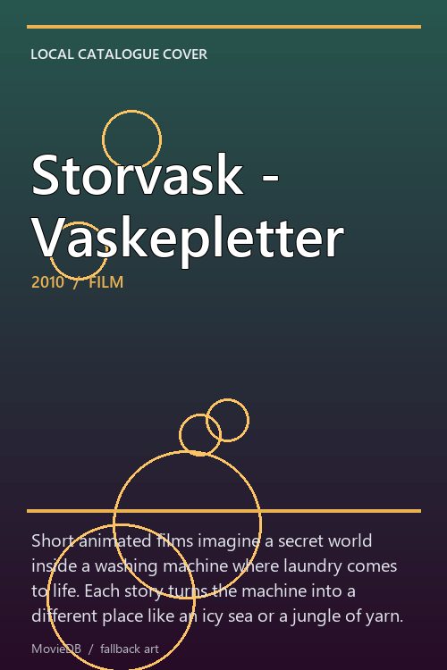 Storvask - Vaskepletter poster