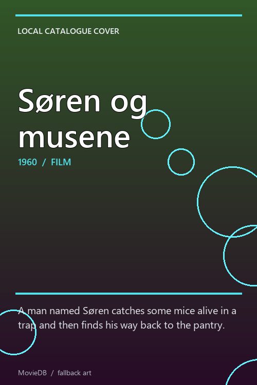 Søren og musene poster