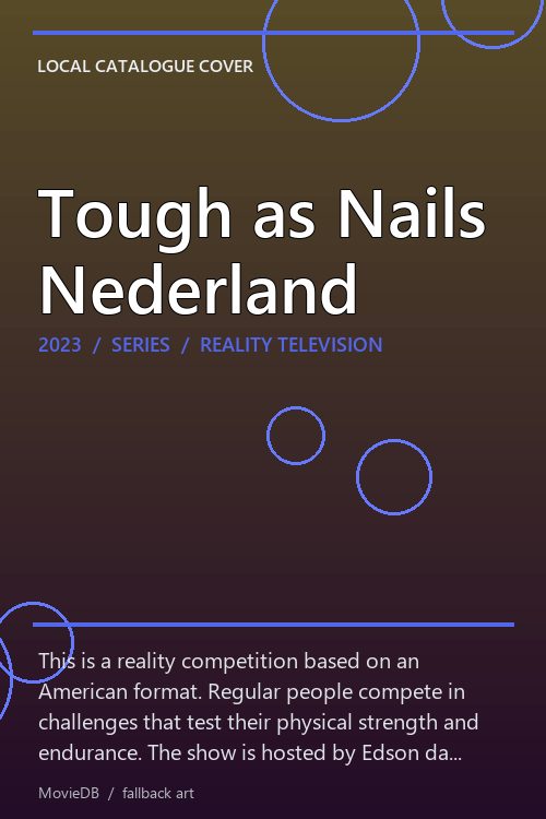 Tough as Nails Nederland poster