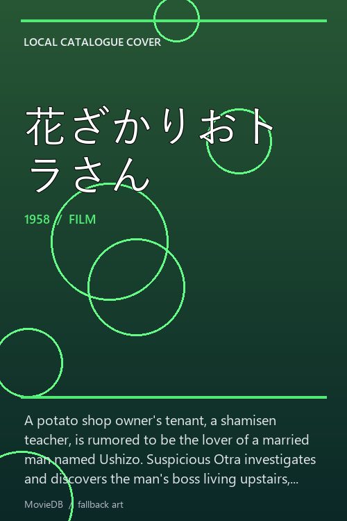 花ざかりおトラさん poster