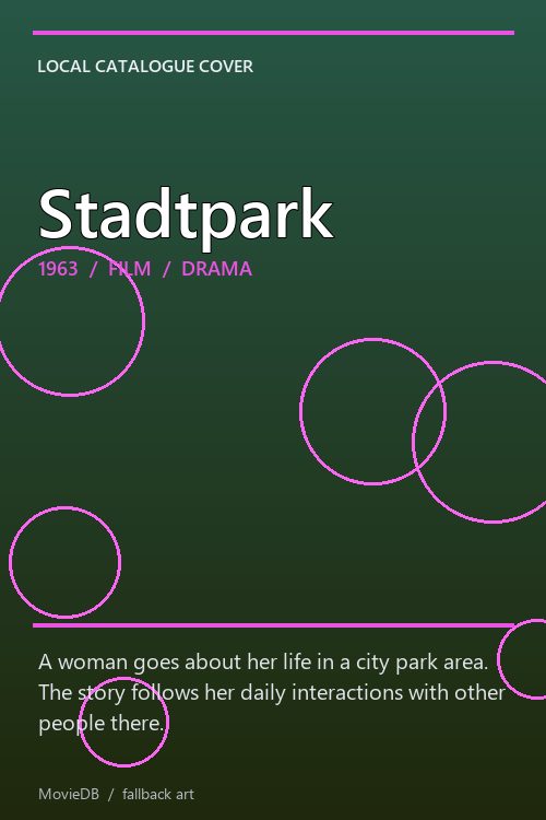 Stadtpark poster