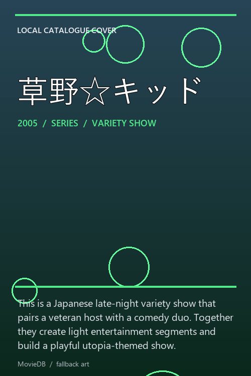草野☆キッド poster