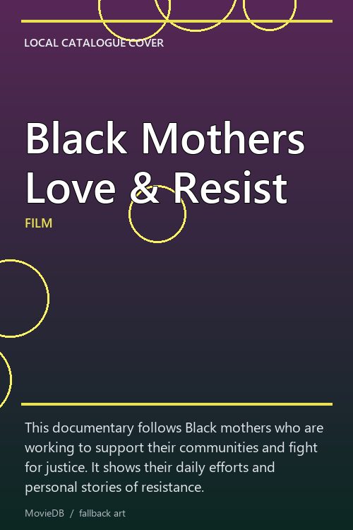 Black Mothers Love & Resist poster