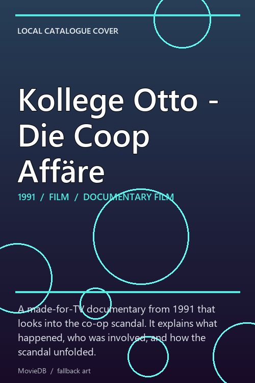 Kollege Otto - Die Coop Affäre poster