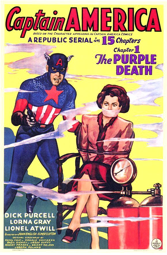Captain America in film poster