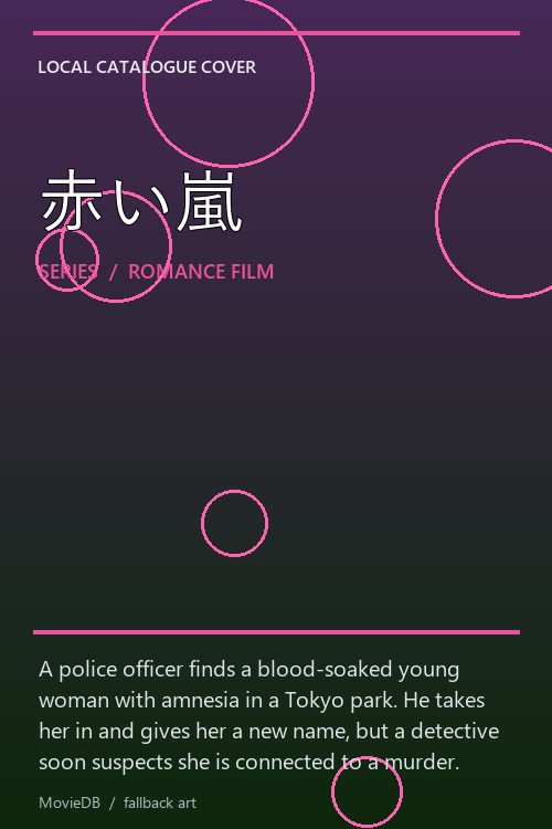 赤い嵐 poster