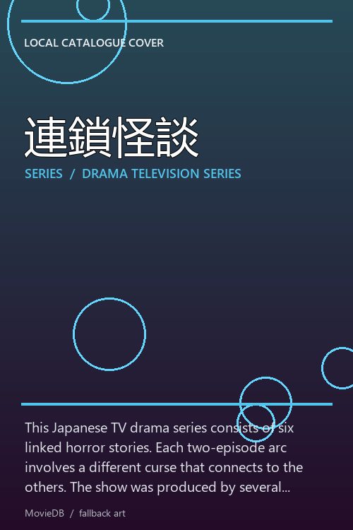 連鎖怪談 poster