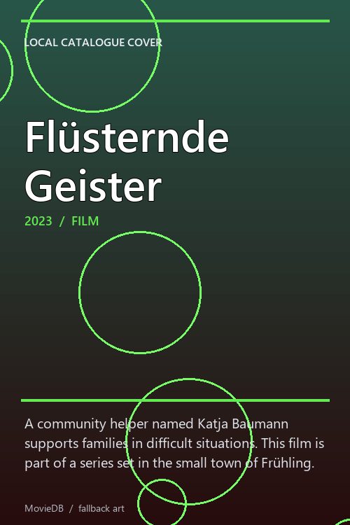 Flüsternde Geister poster