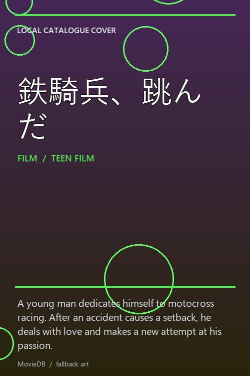 鉄騎兵、跳んだ poster