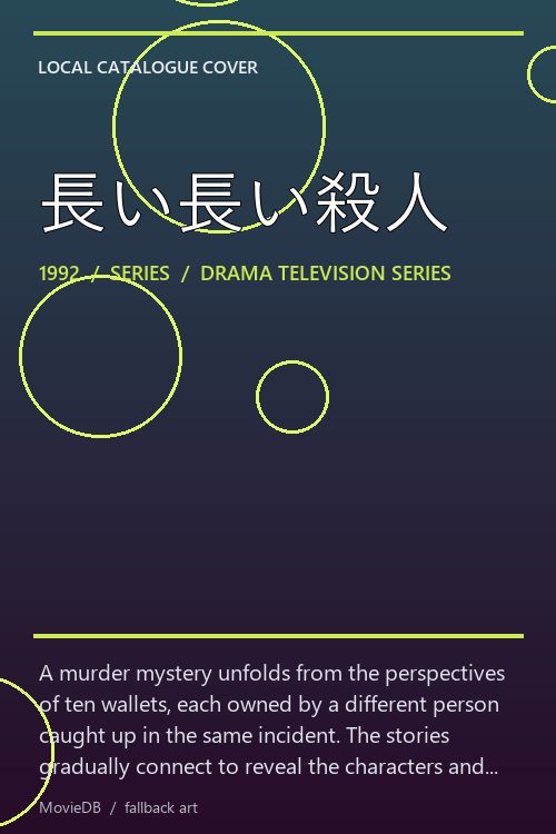 長い長い殺人 poster