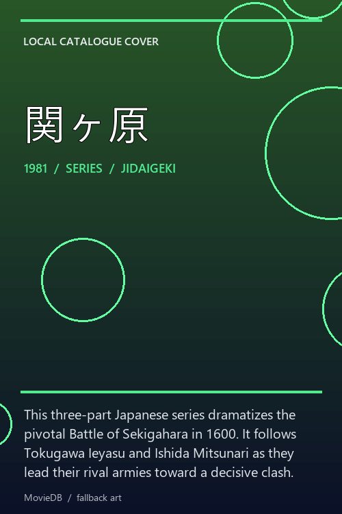 関ヶ原 poster